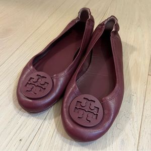 Tory Burch Minnie Travel Logo Ballet Flats